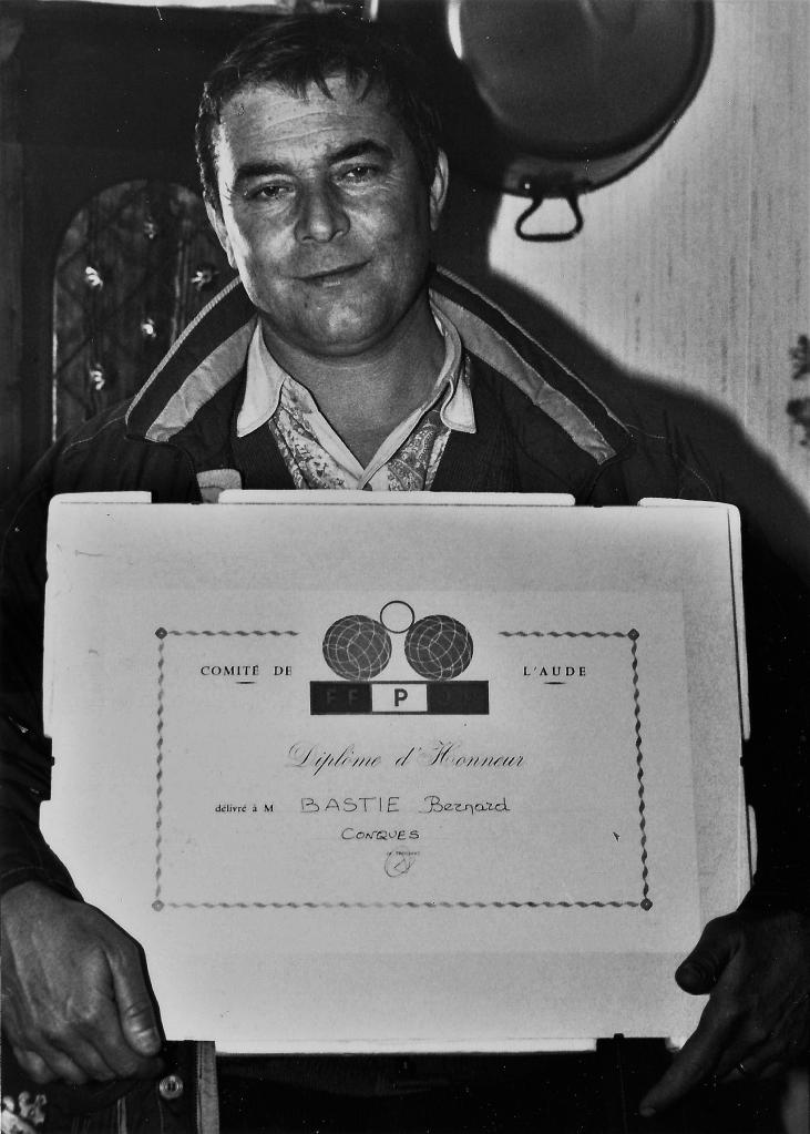 1995 - Diplôme d'honneur du comité de l'aude de pétanque